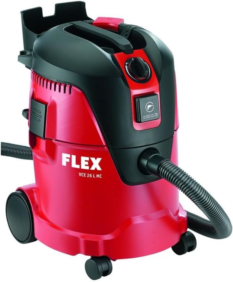 Odkurzacz, Flex, 26 L, 1200 W, 3,5 m, Czerwony/Czarny