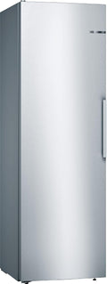 Bosch, Lodówka, KSV36VLDP, 186 cm, 346 L, Stal Nierdzewna