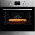 Piekarnik do zabudowy, COH3H54TX, Electrolux, 72 l, Srebrny, stal nierdzewna, oświetlenie LED, funkcja grilla
