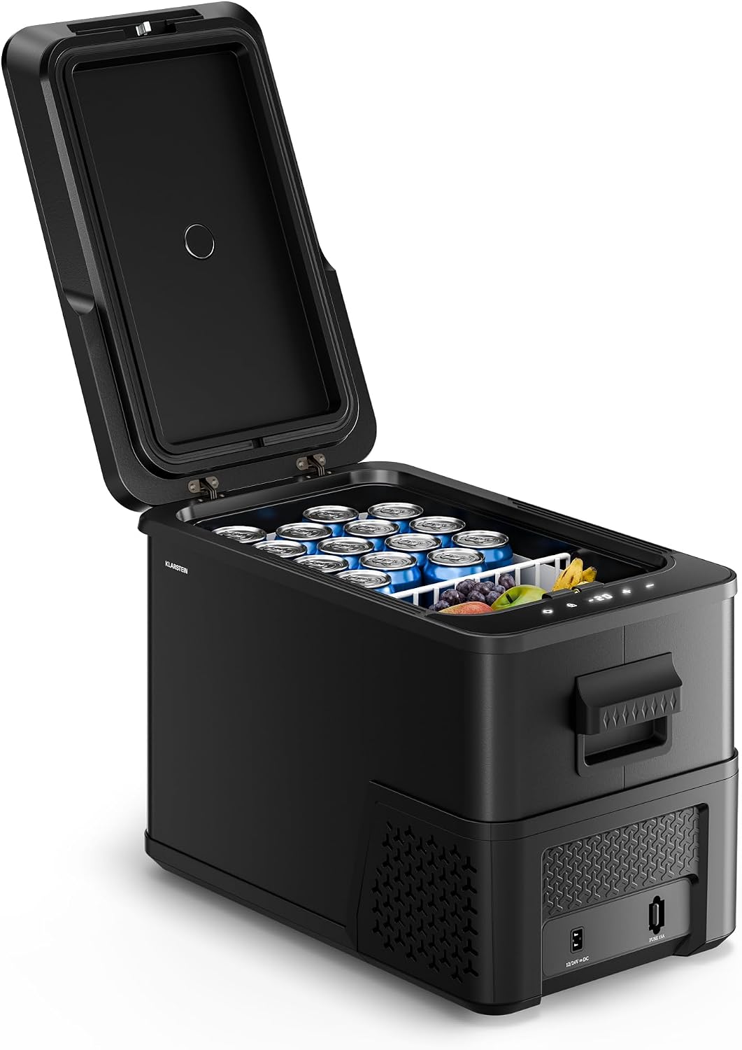 KLARSTEIN, Minilodówka, V/230, 27 l, 12 V, Czarny