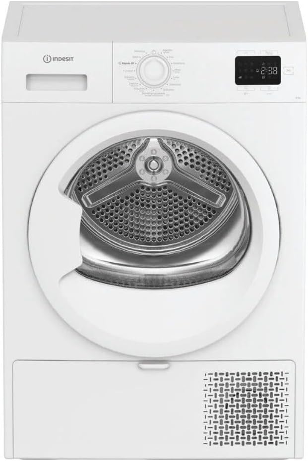 Indesit, Suszarki kondensacyjne, 84D, 8 kg, 64 dB, Biały