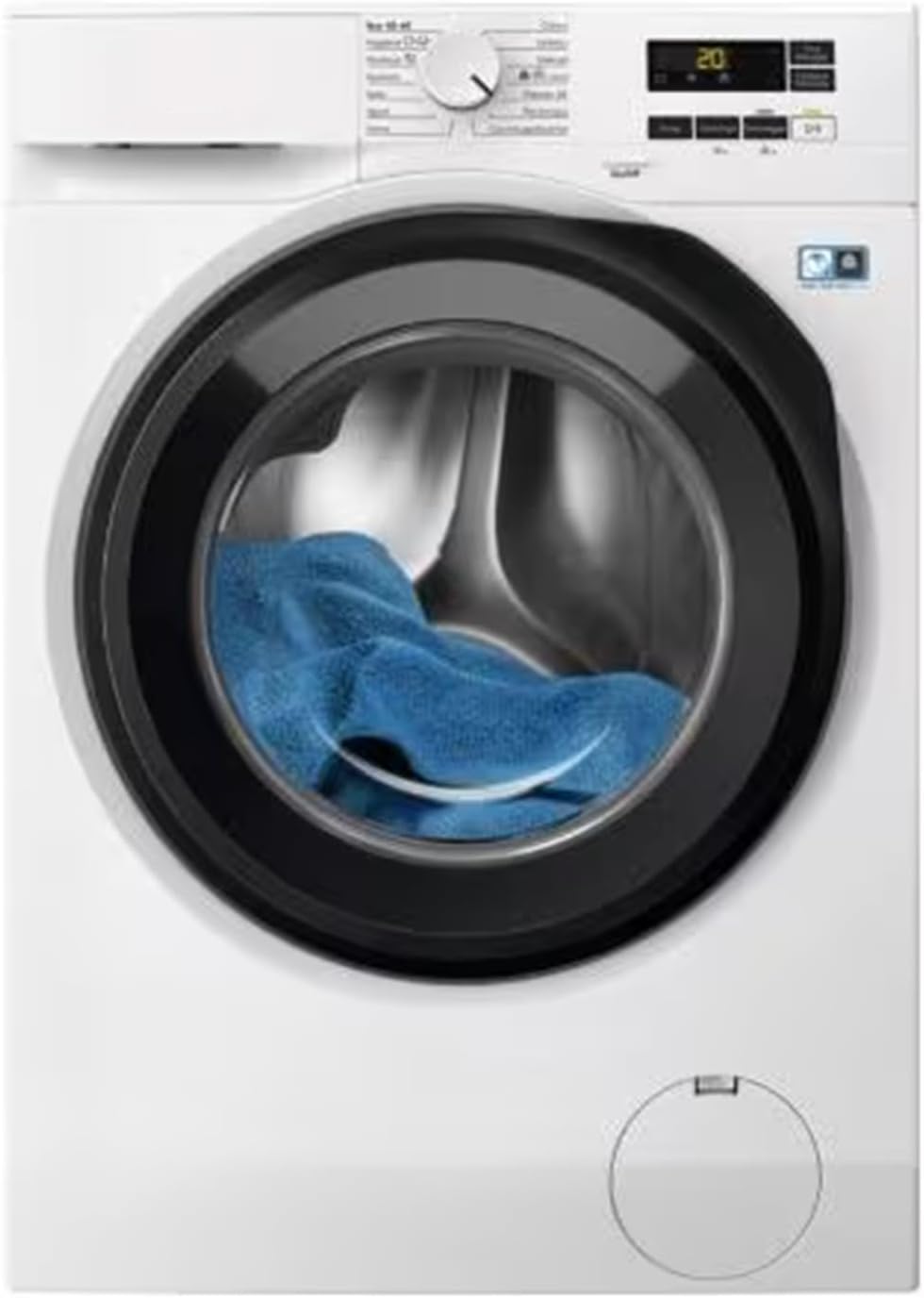 Electrolux, Pralka, EW6F19G, 9 kg, 1351 obr./min, 847 mm, Biały/Czarny