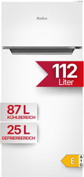 Zamrażarka, Amica, 150 W, 112 l, 1045 x 474 x 498 mm, Biały, 1 szuflad, oświetlenie LED