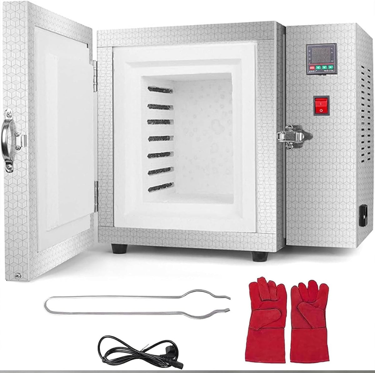 QITUJOUR, Maszyny do topienia, 1500 W, 150 × 150 × 200 mm, Czarny / Srebrny