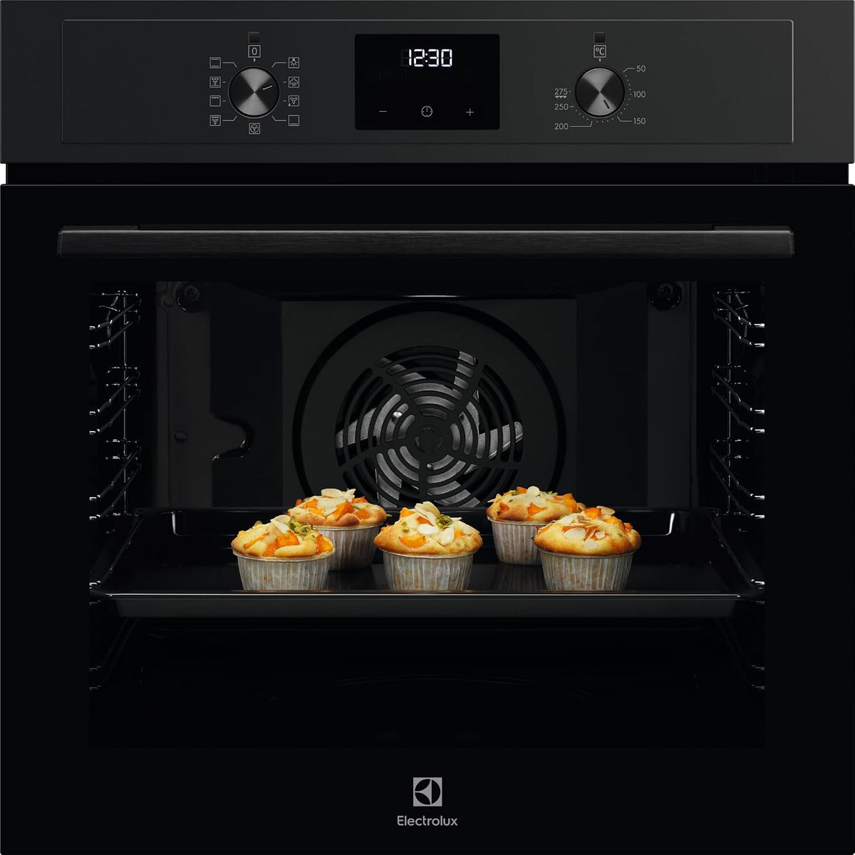 Piekarnik do zabudowy, EOD3H50TH, Electrolux, 72 l, Czarny, oświetlenie LED, timer