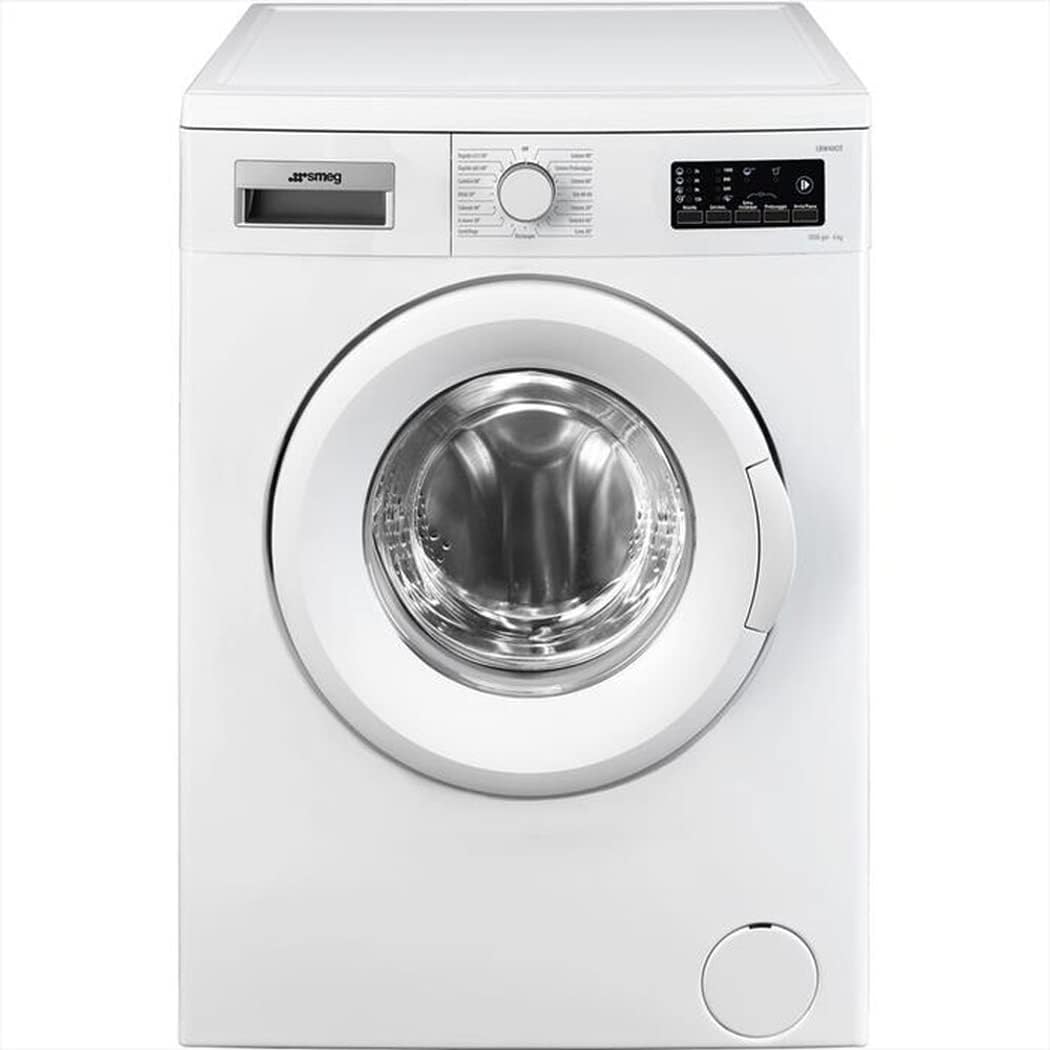 Smeg, Pralka, 1000G, 34 cm, 4 KG, Biały
