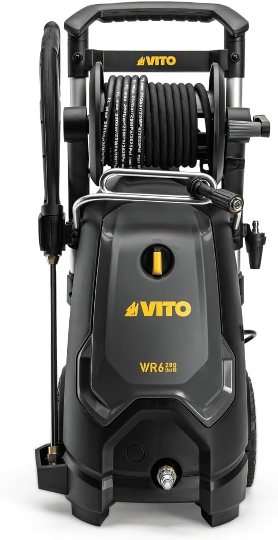 VITO, Myjka ciśnieniowa, 8.5 l, 3000 W, 230 V, Czarny