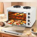 BDJSN, Minipiekarniki, 56 L, 2000 W, Biały, timer, funkcja grilla
