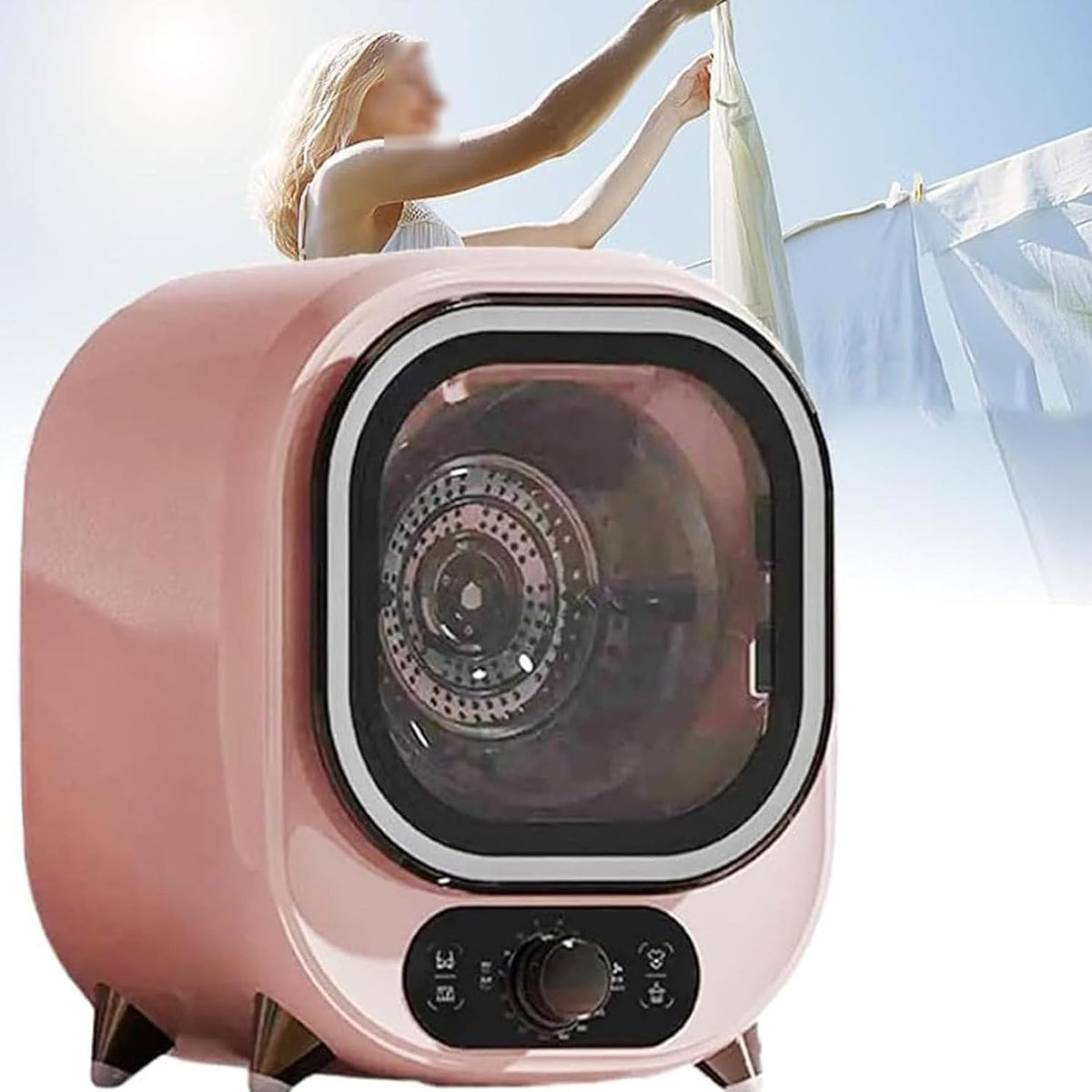 Suszarki z pompą ciepła, 5 kg, 35 dB, 450 W, Biały