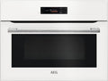 AEG, Kuchenka mikrofalowa, KMK721880, 42 l, 2100 W, Biały, funkcja grilla