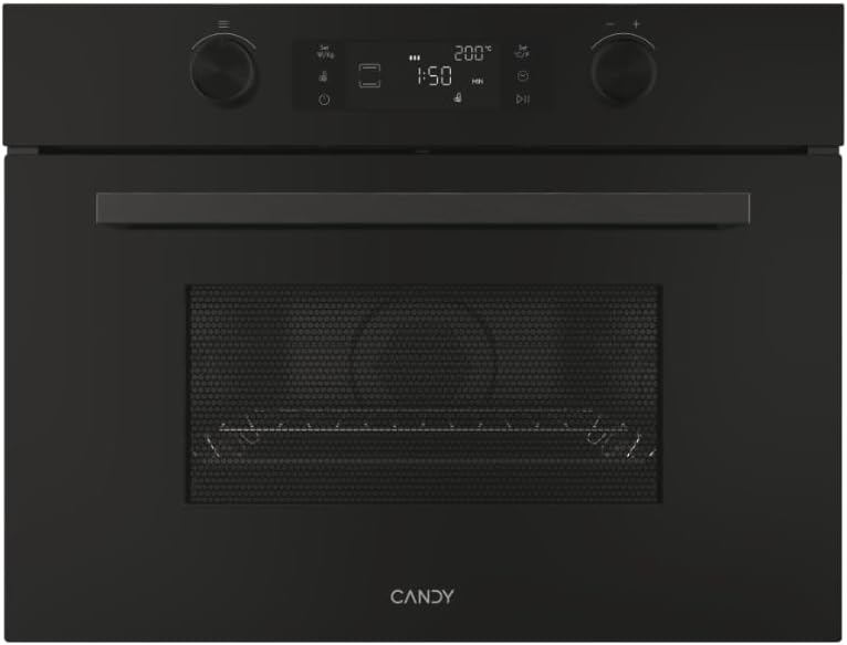 CANDY, Kuchenka mikrofalowa, CA4MWNSB6N, 44 litry, 900 W, 36 cm, Czarny, timer, funkcja grilla
