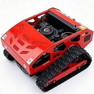 Kosiarki automatyczne, 550 mm, 132 kg, Czerwony, regulowana wysokość, pilot zdalnego sterowania, praca bezprzewodowa