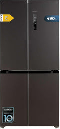 Cecotec, Lodówka, 490 l, 183 cm, Ciemnoszary, metal, No Frost