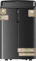 EVVO, Klimatyzator przenośny, P14, 000 BTU, Biały, Wi-Fi