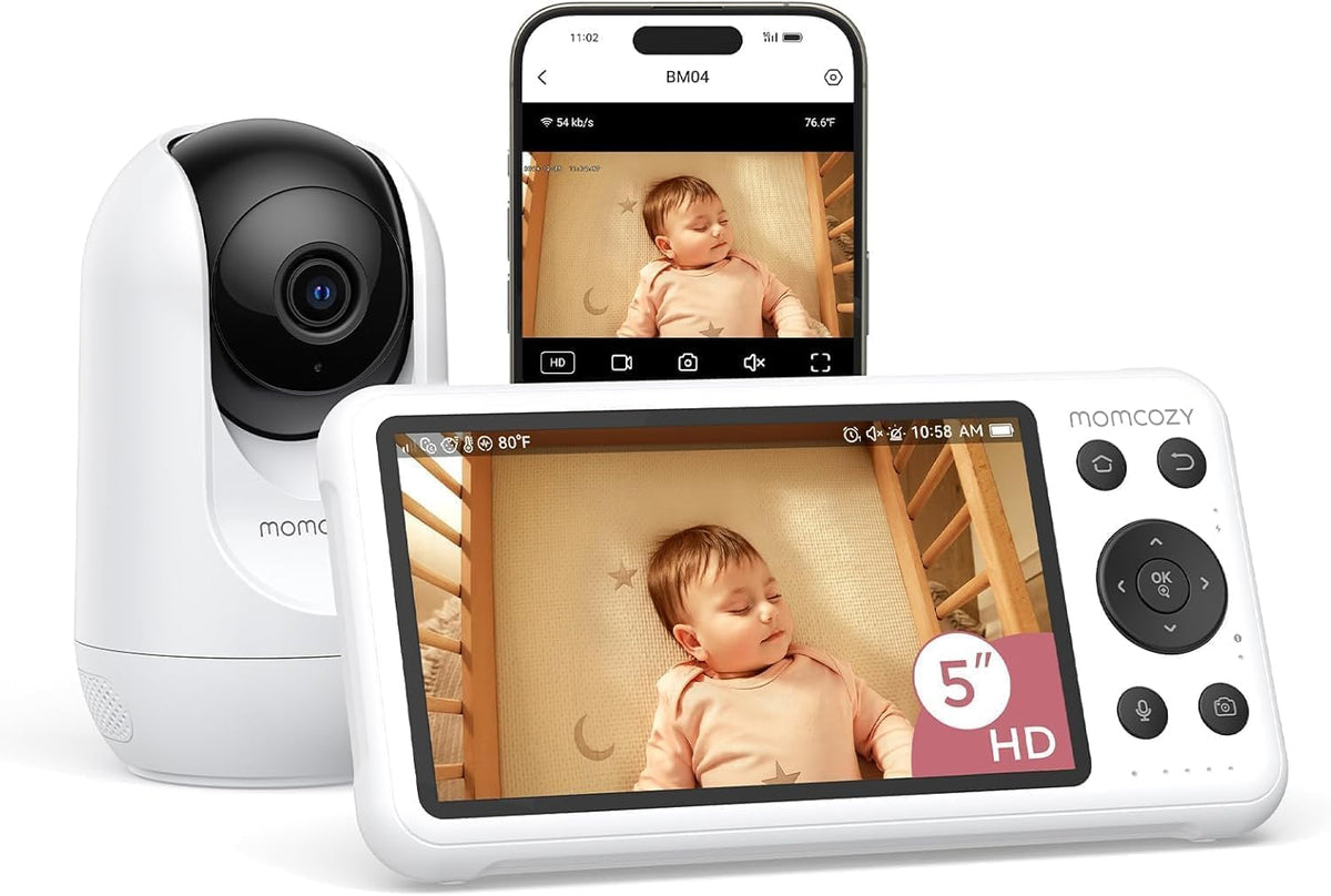 momcozy, Inteligentne monitory, BM04, Czarny, Wi-Fi