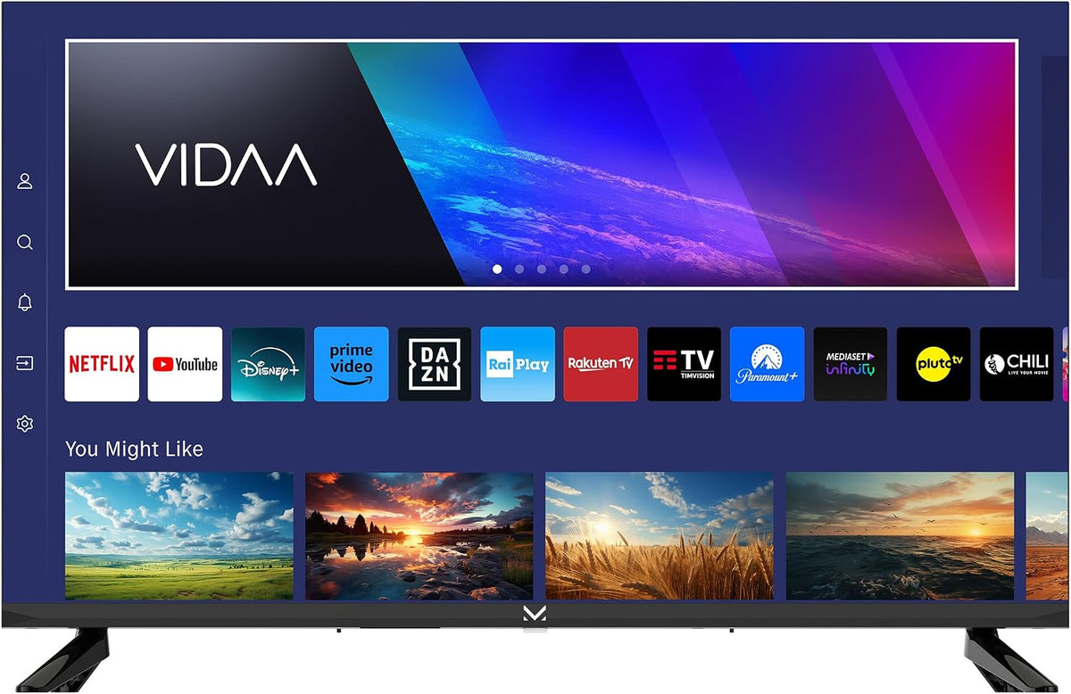 Majestic, Telewizor Smart TV, SM32FL, 32 cale, 240 V, Czarny, USB, Wi-Fi