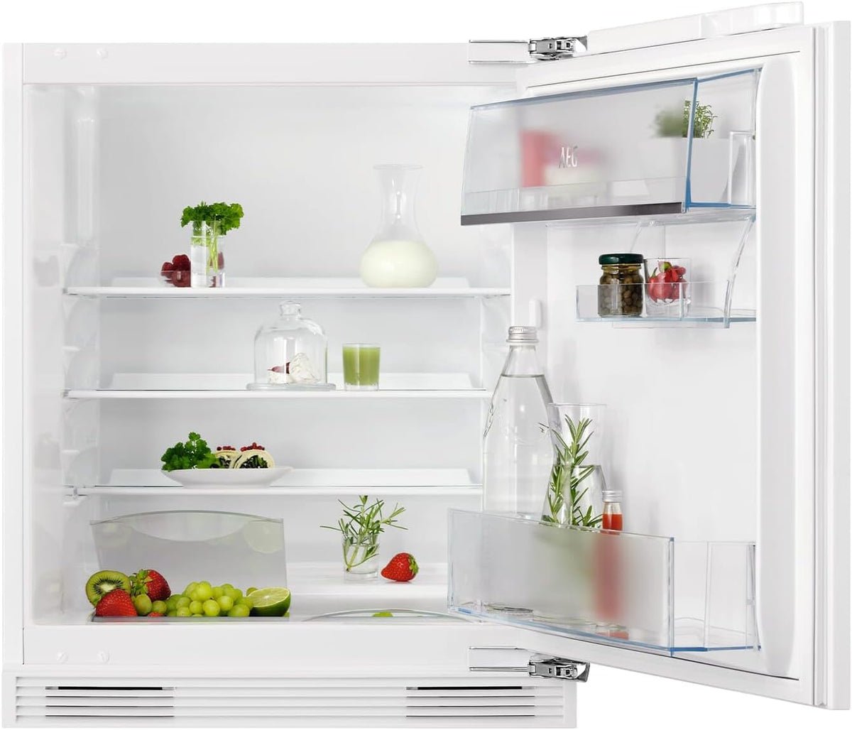 AEG, Lodówka, OSK6I82EF, 134 l, 820 mm, Biały, oświetlenie LED