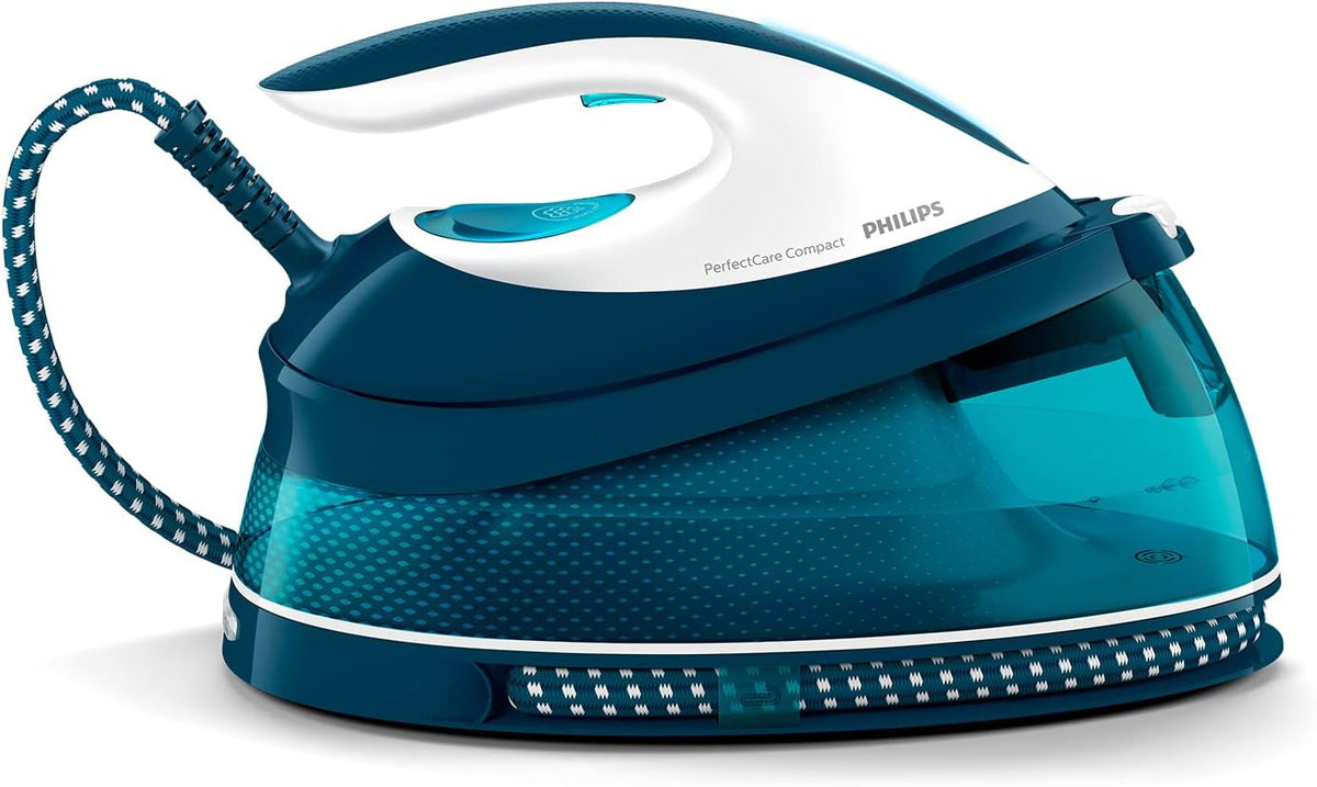 PHILIPS, Generatory pary, GC7844, 120 g, 2400 W, 6.5 bar, Niebieski / Biały