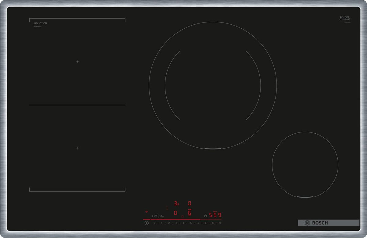 Stół, PVS845HB1E, Bosch, 80 cm, Czarny