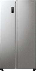 Zamrażarka, Gorenje, 550 l, Srebrny, stal nierdzewna, oświetlenie LED, No Frost, automatyczne wyłączanie