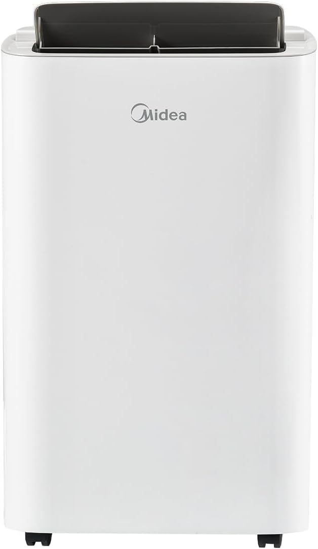 Midea, Klimatyzator przenośny, 9000 BTU, 3500 W, Biały/Czarny, pilot zdalnego sterowania