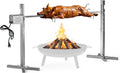 onlyfire, Grill Rôtes, 15 W, 60 kg, 60 cm, Czarny, stal nierdzewna, regulowana wysokość, funkcja grilla
