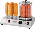 HAKKA FOOD PROCESSING, Aparatura do hot dogów, V/960, 220 V, 960 W, Czarny