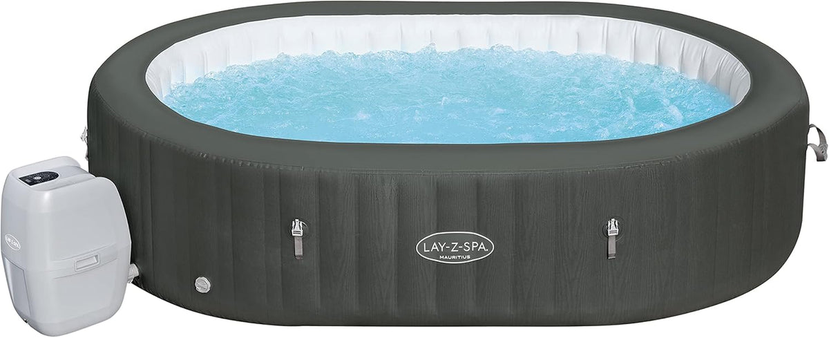 Wanny z hydromasażem, Bestway, 270 x 180 × 71 cm, 1370 l, 1394 kg, Szary