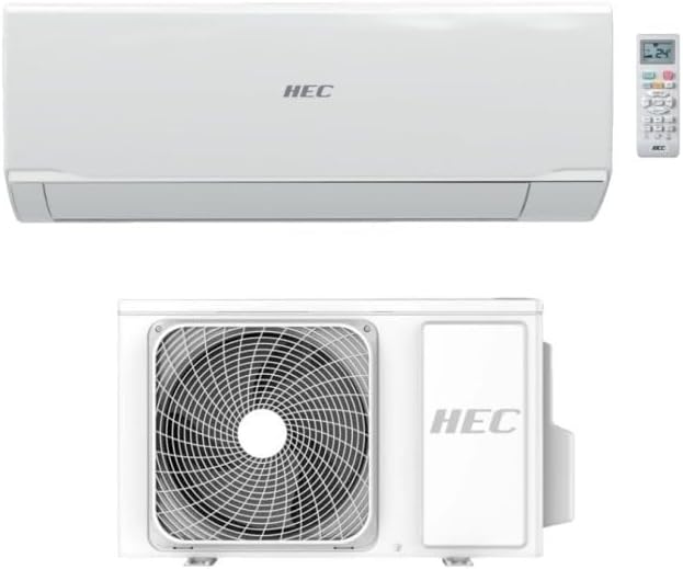 Klimatyzator, HEC50RECO-IN, MEGACLIMA, 18000 BTU, 100 m, Biały, oświetlenie LED, Wi-Fi, timer
