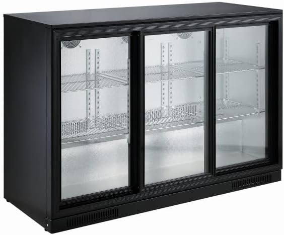 CombiSteel, Lodówka, 298 litrów, 1335 G, Czarny