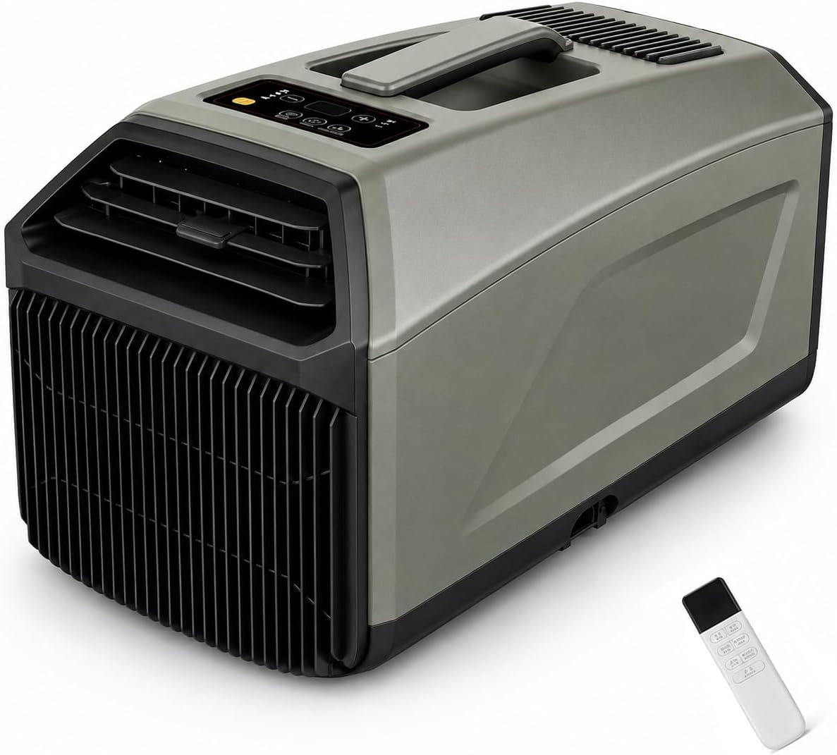 dosiwlatever, Klimatyzator przenośny, 230 V, 5000 BTU, 280 × 510 × 300 mm, Szary, pilot zdalnego sterowania