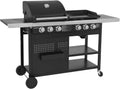 Happy Garden, Grille na gaz ziemny, 18 kW, Czarny, funkcja grilla
