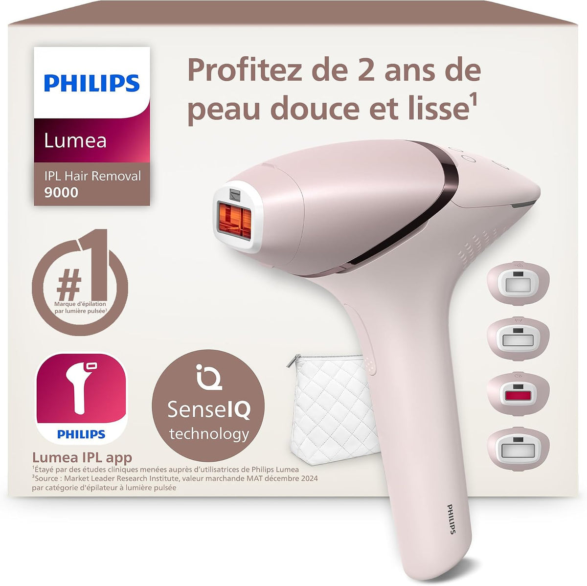 PHILIPS, Depilatory IPL, BRI957, Czarny, praca bezprzewodowa