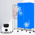 OYhmc, Suszarki do ubrań, 1100 W, 15 kg, Niebieski, stal nierdzewna