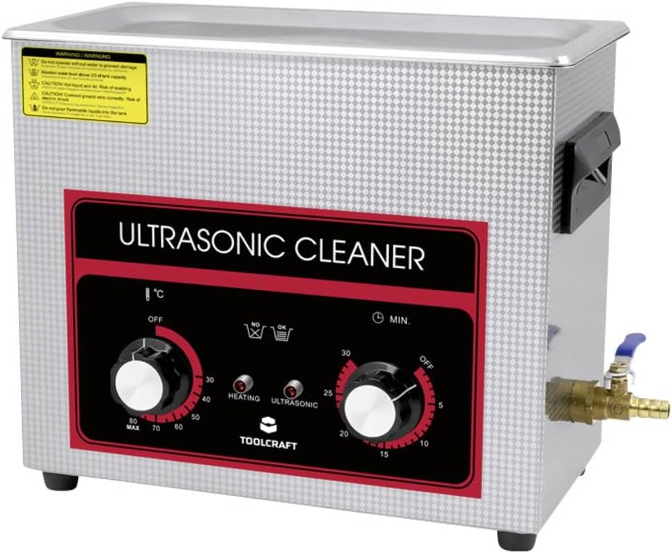 TOOLCRAFT, Czyszczenie i konserwacja, USC-650, 6.5 l, 180 W, Czarny