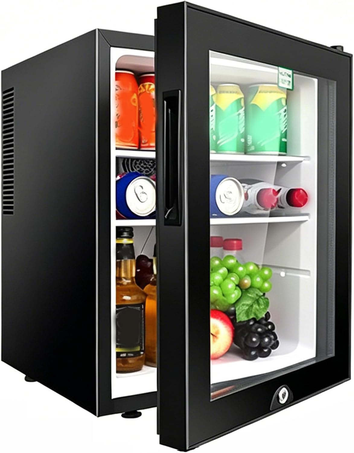 DPQYJPP, Zamrażarka, 40 l, 28 dB, 400 x 398 x 480 mm, Czarny