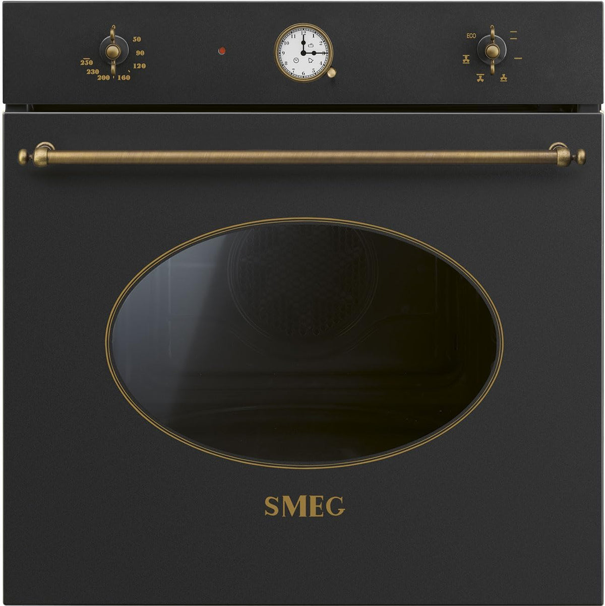 Smeg, Piekarnik do zabudowy, SF68C1AO, 60 cm, Czarny / Srebrny