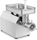 Royal Catering, Maszynka do mielenia mięsa, MM480, 1100 W, 480 kg, 8 mm, Srebrny, stal nierdzewna, funkcja grilla