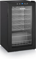 Severin, Wolnostojące chłodziarki do wina, 95 l, 85 cm, Czarny, oświetlenie LED