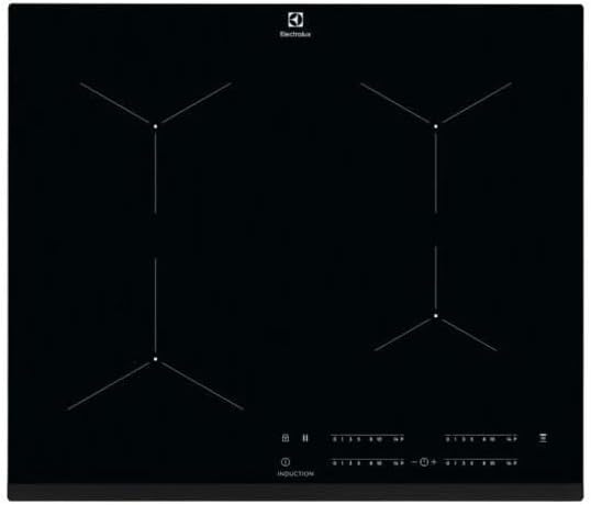 Stół, EIT61443B, Electrolux, 3700 W, 210 mm, Czarny, timer, automatyczne wyłączanie
