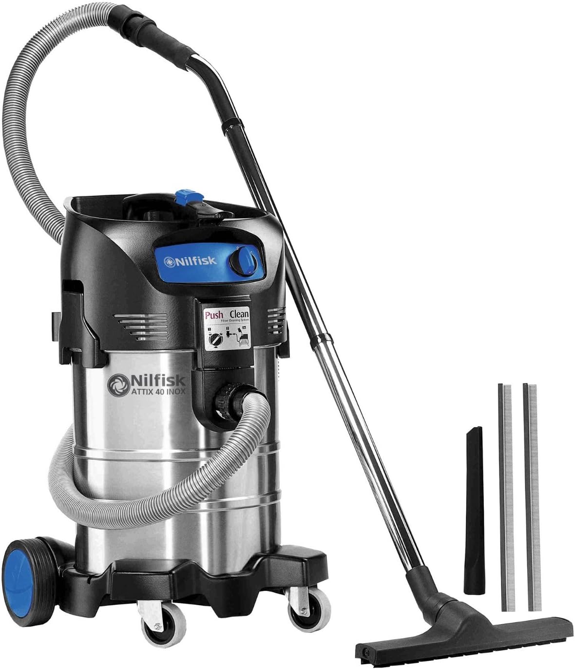 Nilfisk, Odkurzacze na sucho i mokro, 1500 W, 230 V, Czarny/Srebrny/Niebieski
