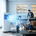 LZDOYY, Klimatyzator, 9000BTU, 9000 BTU, 3 W, 20 m, Biały, pilot zdalnego sterowania, 3 w 1