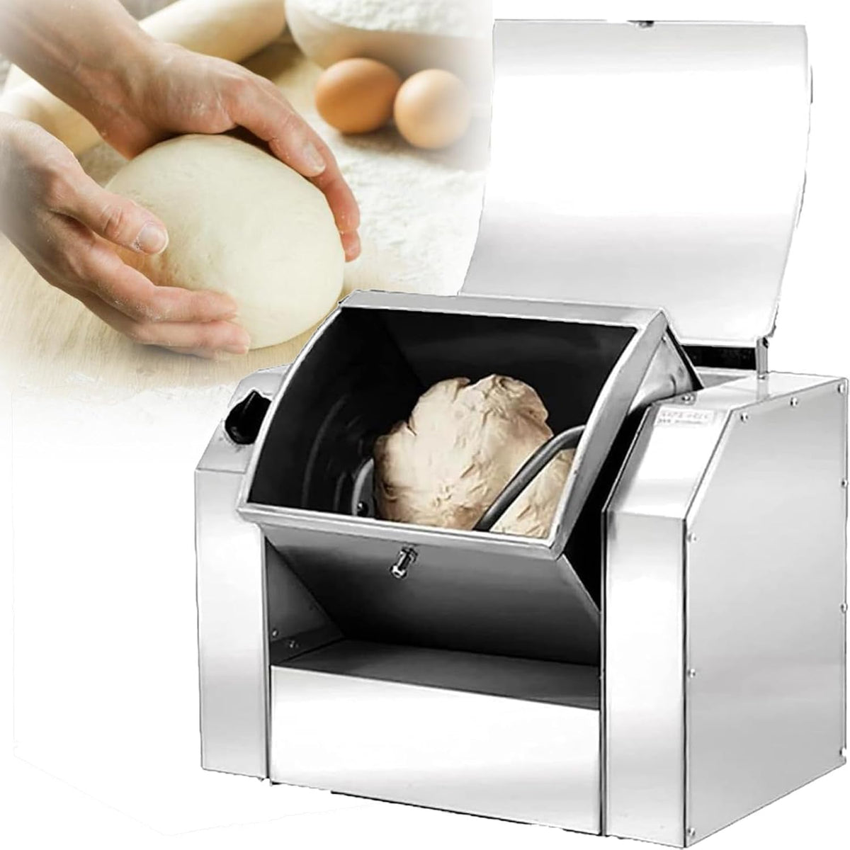 ylpddmm, Mikser, 5 KG, 1500 W, 41 x 24 x 34,5 cm, Czarny