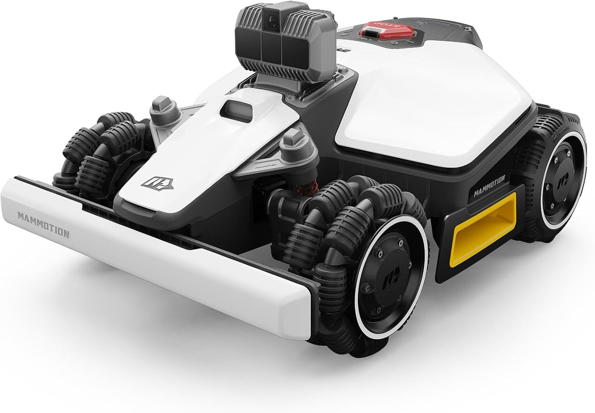 Mammotion, Kosiarki automatyczne, 1500 m, 88 W, 60 dB, Biały/Czarny/Żółty, praca bezprzewodowa