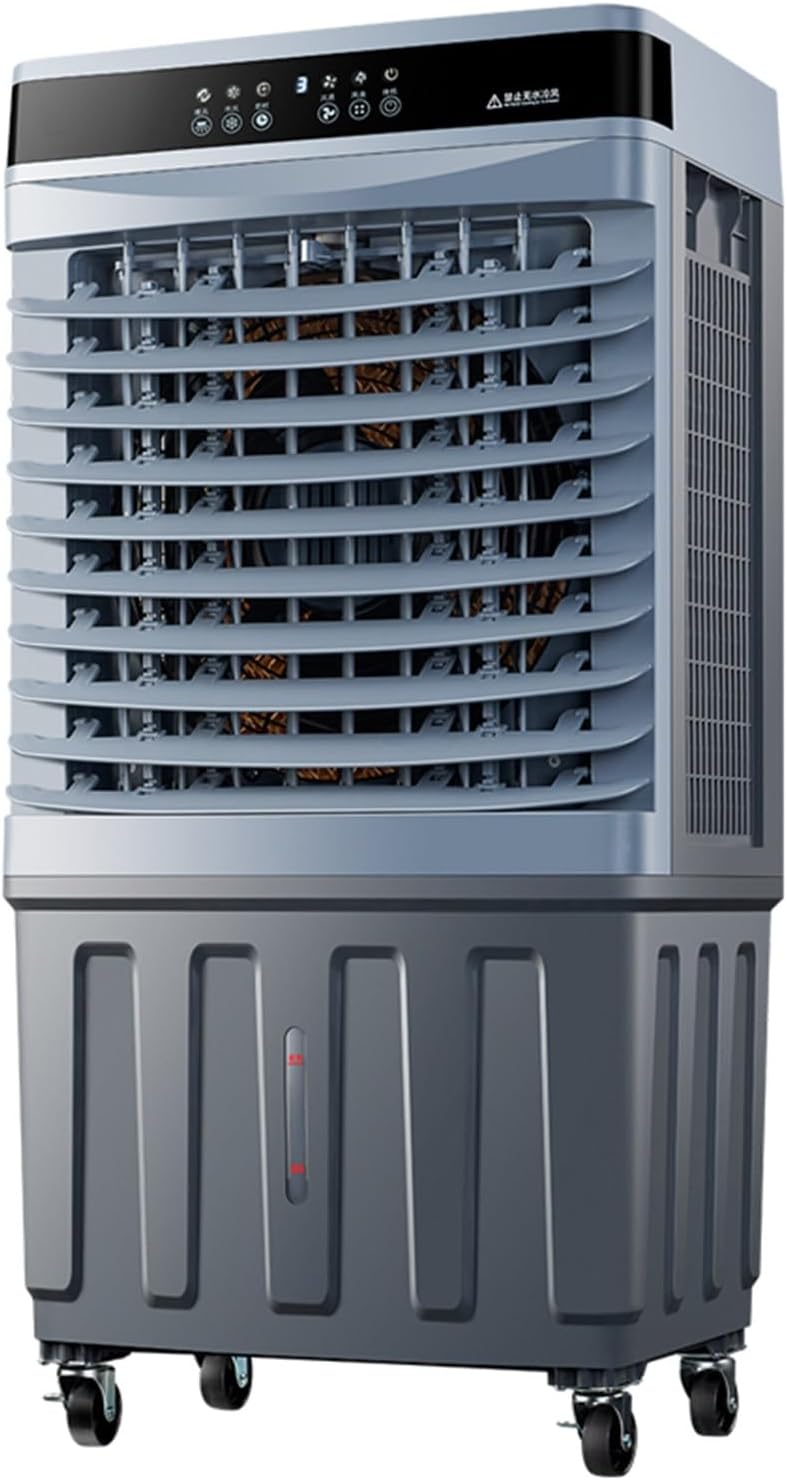Klimatyzator przenośny, 60 l, 490 x 340 x 1000 mm, Biały