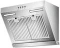 Okap kuchenny, 600 x 425 x 280 mm, 3 W, 65 dB, Srebrny, stal nierdzewna, oświetlenie LED