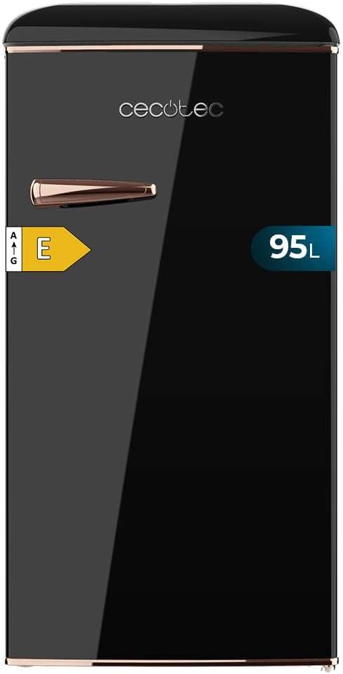 Cecotec, Minilodówka, 89,3 cm, 95 l, Czarny