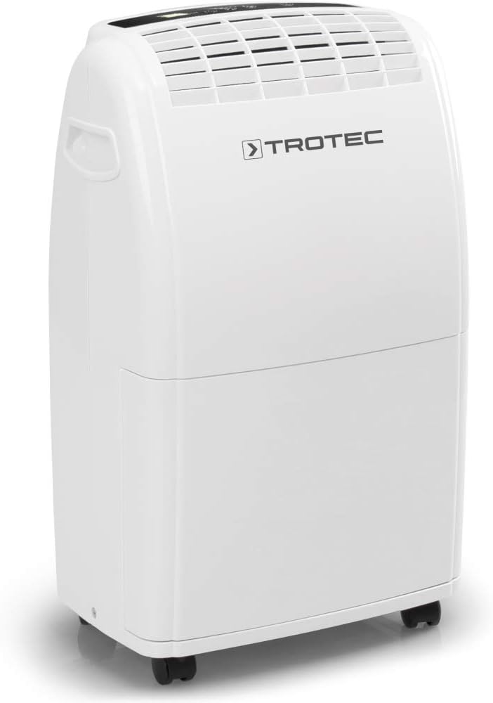 TROTEC, Osuszacz powietrza, 20 L, 45 m, Biały, oświetlenie LED, timer, kompresor, automatyczne wyłączanie