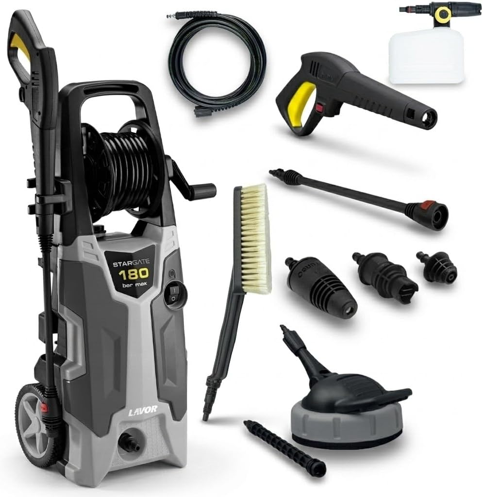 Lavor, Myjka ciśnieniowa, 2500 W, 510 l, 12 KG, Czarny, 2 w 1