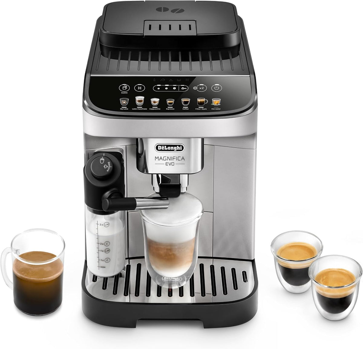 De'Longhi, Ekspres do kawy, ECAM292.81.SB, 250 g, Srebrny/Czarny, oświetlenie LED